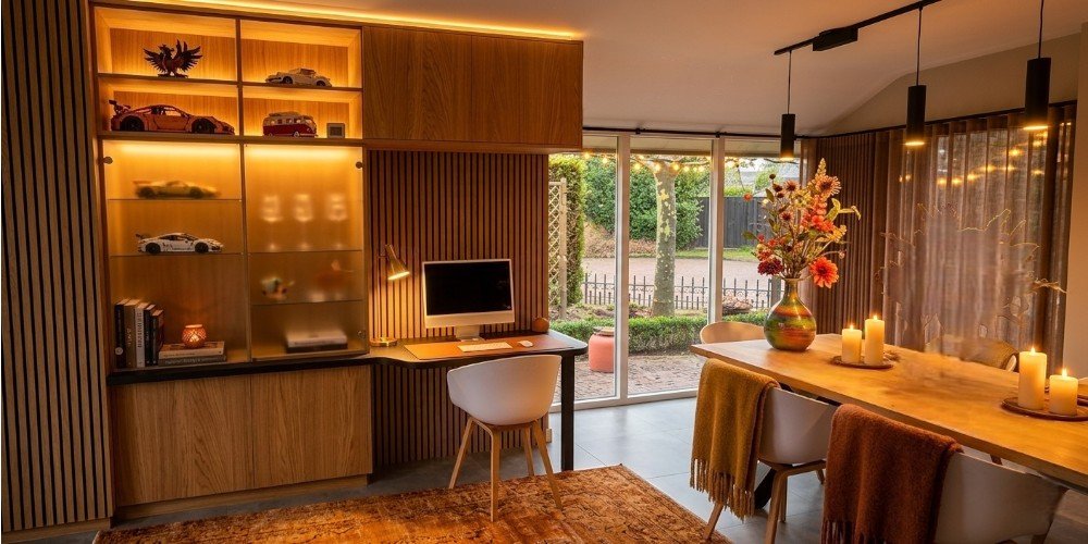 Maatwerk wandmeubel Shinokki en Woodline