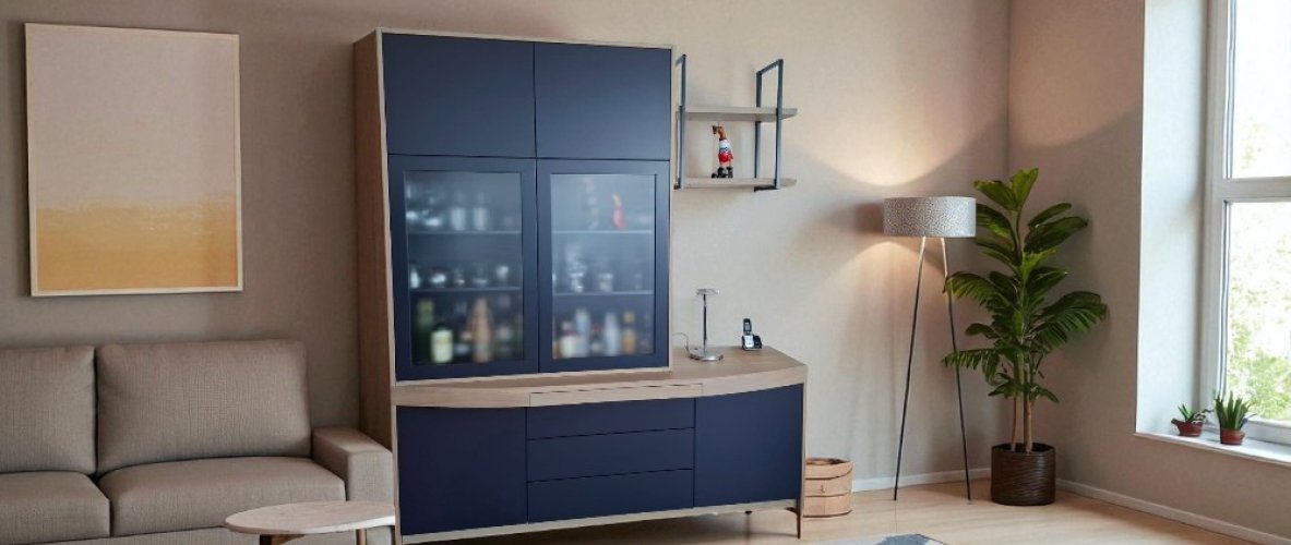 Moderne drankkast op maat