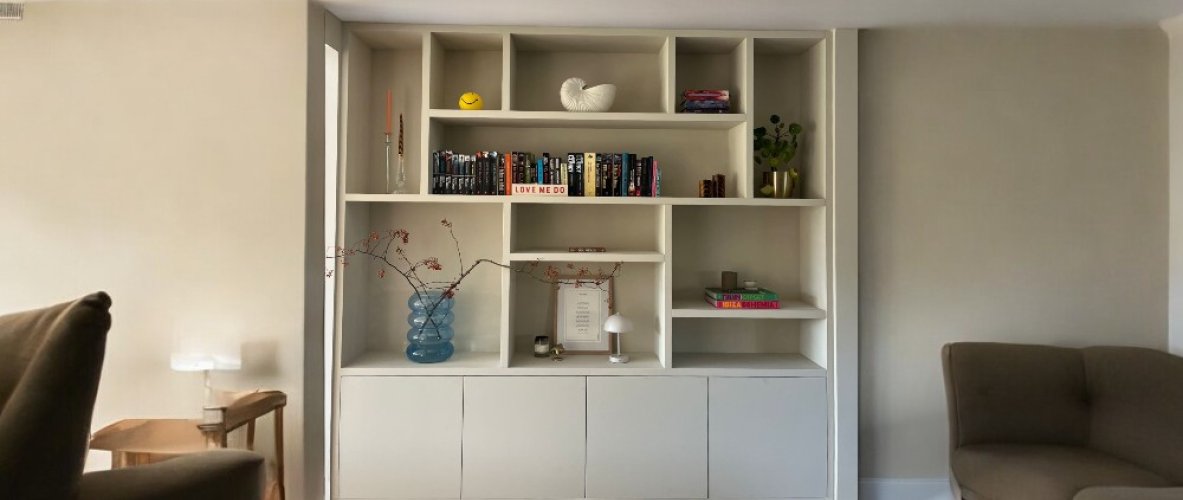 Niskast op maat in de woonkamer