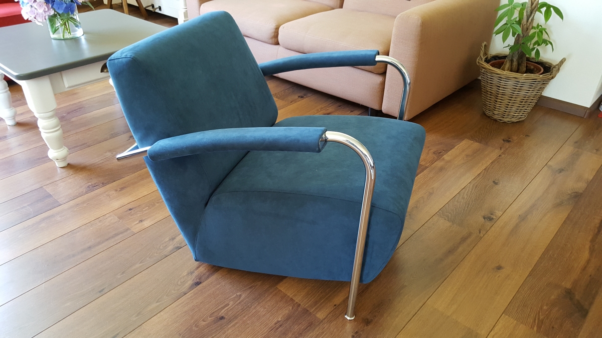 Herstoffering design fauteuil | Doelbeek