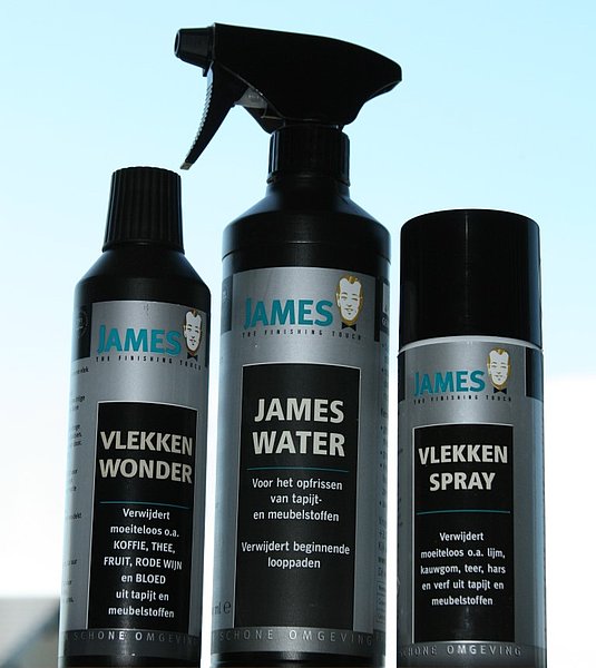 Vlekken verwijderen met James